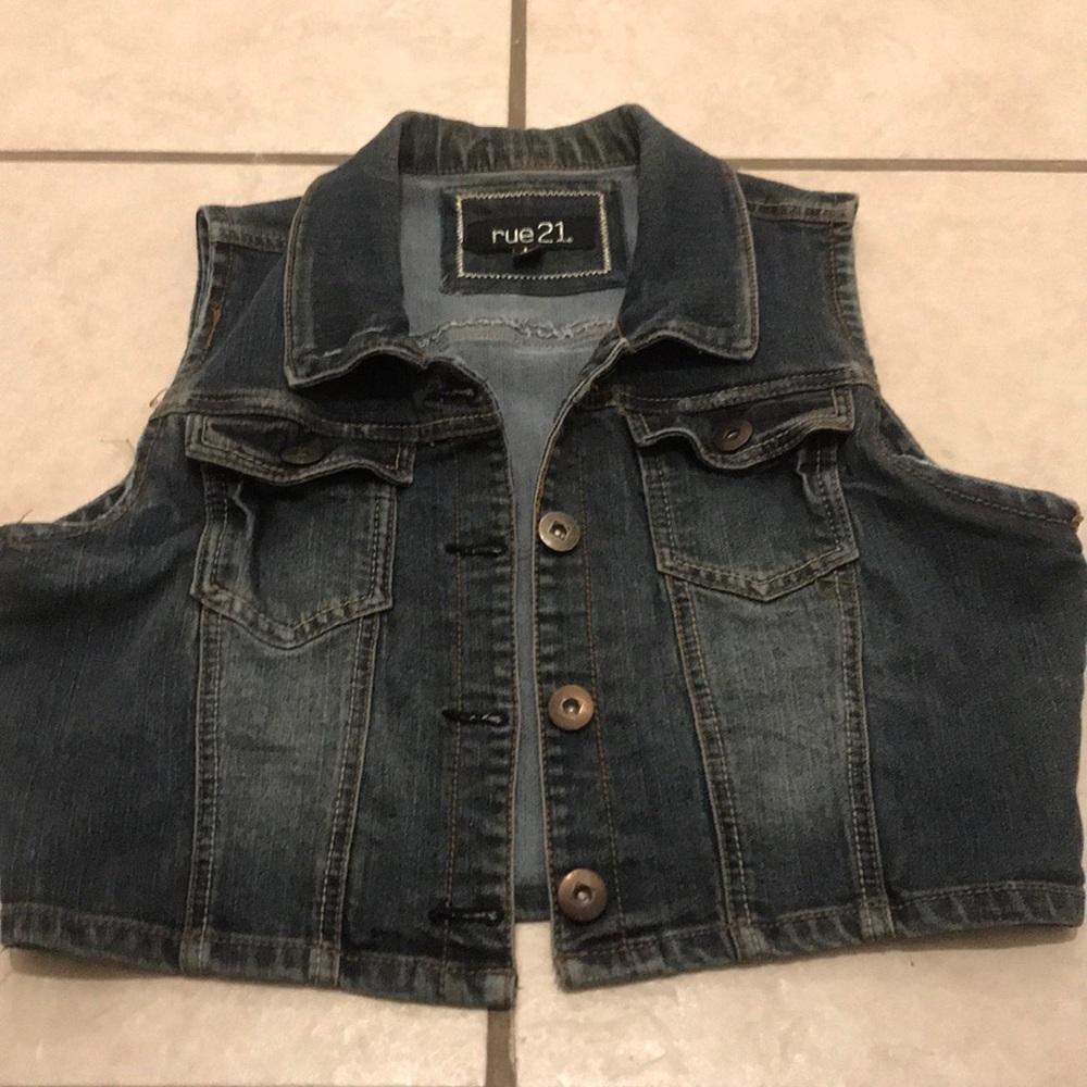 Denim Jean Vest Rue 21 L